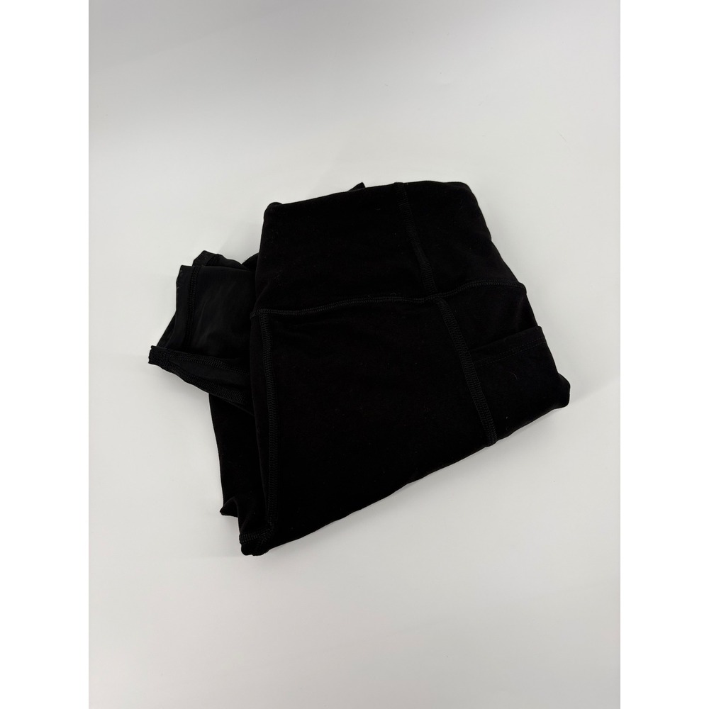 Victoria Sport Knockout Leggings Small Black Mesh Strappy High Rise Tight
